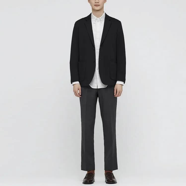 UNIQLO Suit Kişi Qara 3