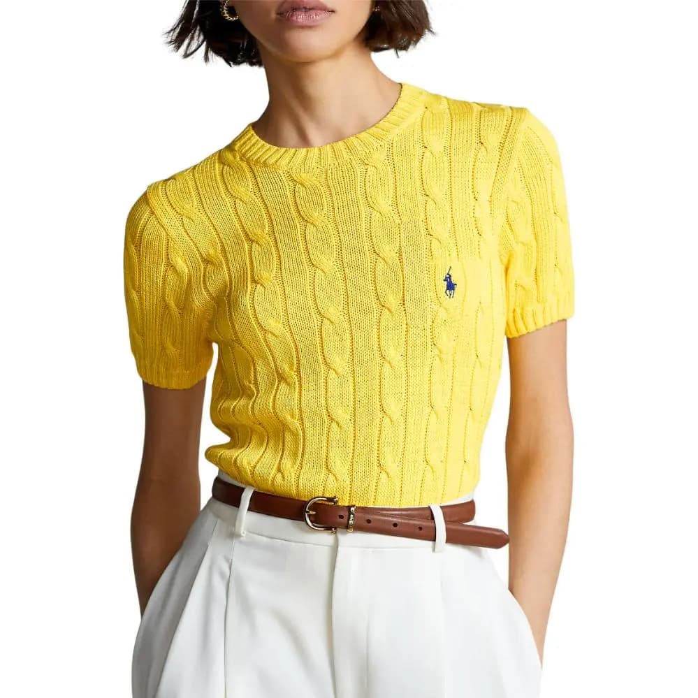 Polo Ralph Lauren Cable knit Short sleeve Top 3