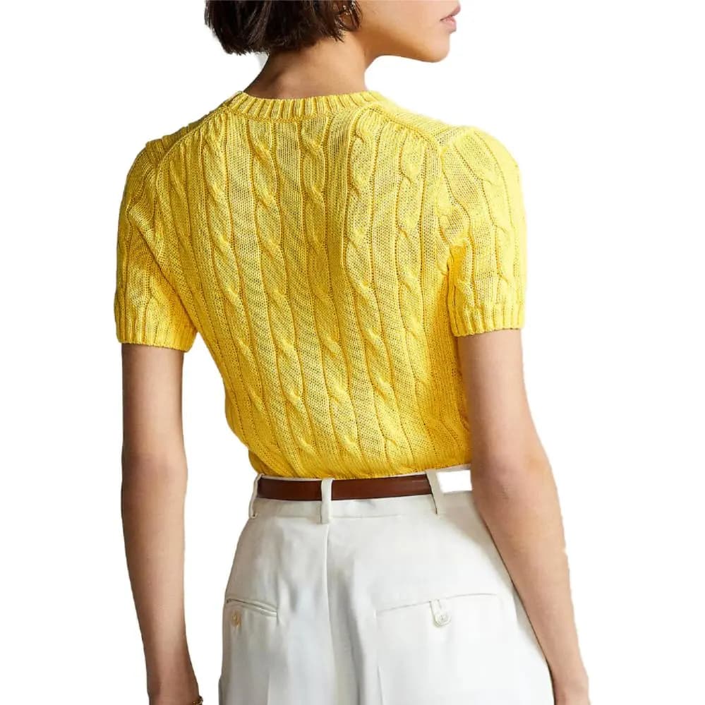 Polo Ralph Lauren Cable knit Short sleeve Top 4