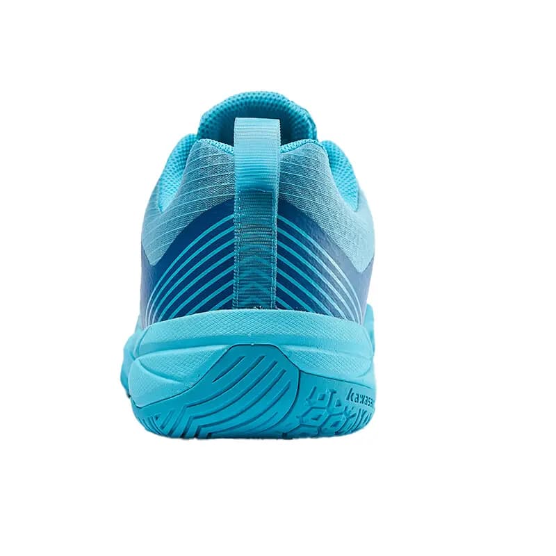 Kawasaki Badminton Shoes Unisex Low-Top Cloud Gray Blue 4