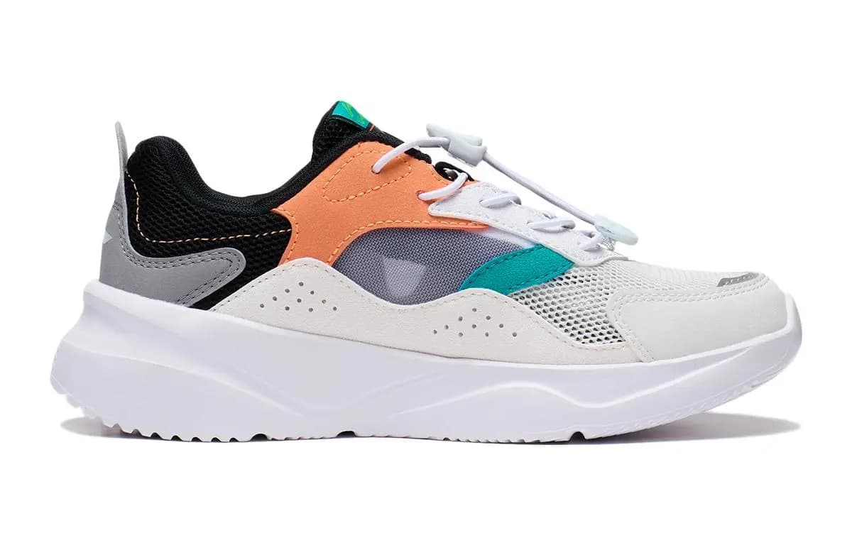 Li-Ning LI-NING CLOUD İdman Ayaqqabısı Ağ/Qara/Yaşıl/Narıncı 2