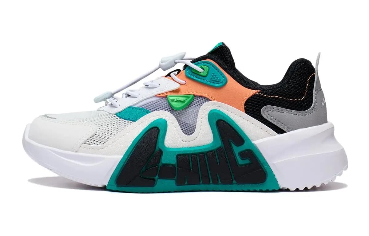 Li-Ning LI-NING CLOUD İdman Ayaqqabısı Ağ/Qara/Yaşıl/Narıncı