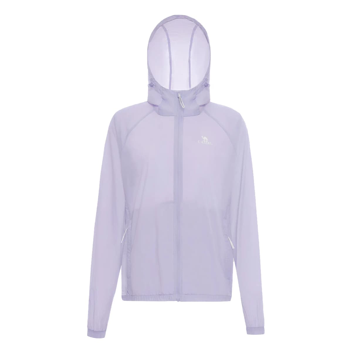 CAMEL City Function Series Outdoor Casual Original Yarn Anti-UV Lightweight Zip Hooded Skin Jacket Spring/Summer Women's 8