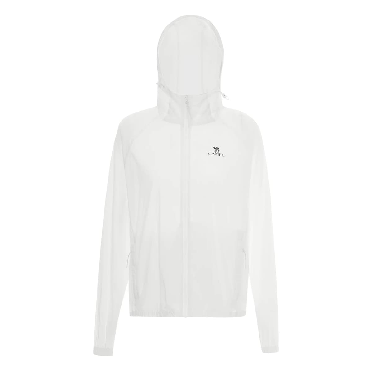 CAMEL City Function Series Outdoor Casual Original Yarn Anti-UV Lightweight Zip Hooded Skin Jacket Spring/Summer Women's 4