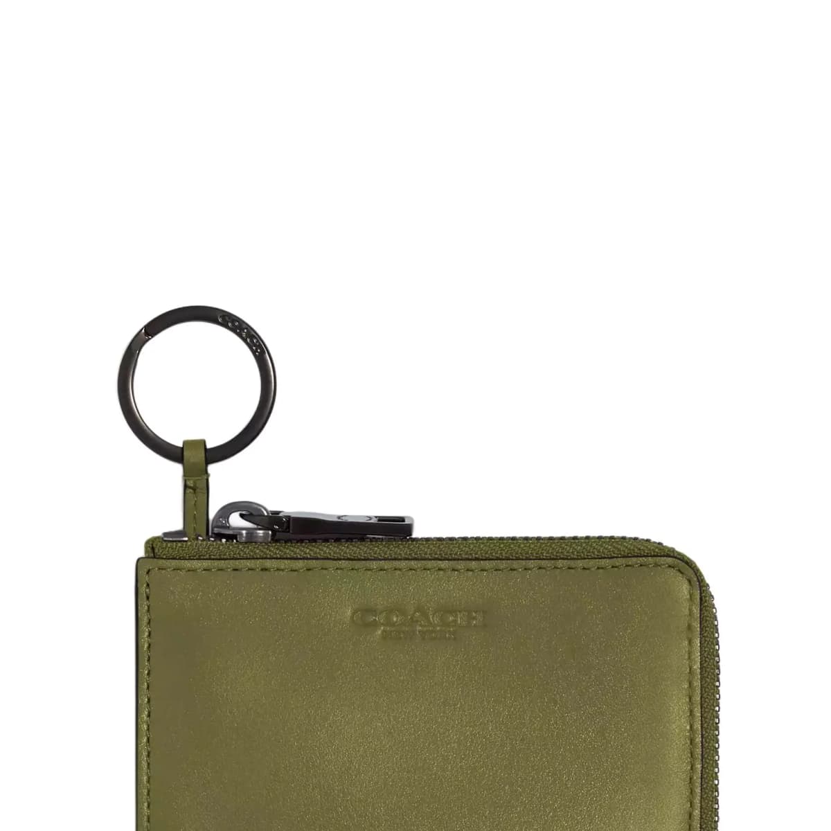 COACH Key Case 11 Dəri Açar Qabı Qadın Yaşıl 3