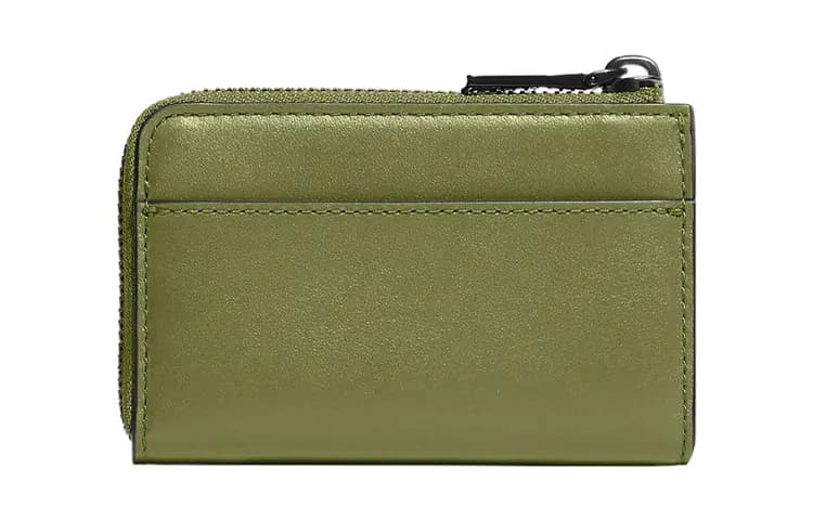 COACH Key Case 11 Dəri Açar Qabı Qadın Yaşıl 2
