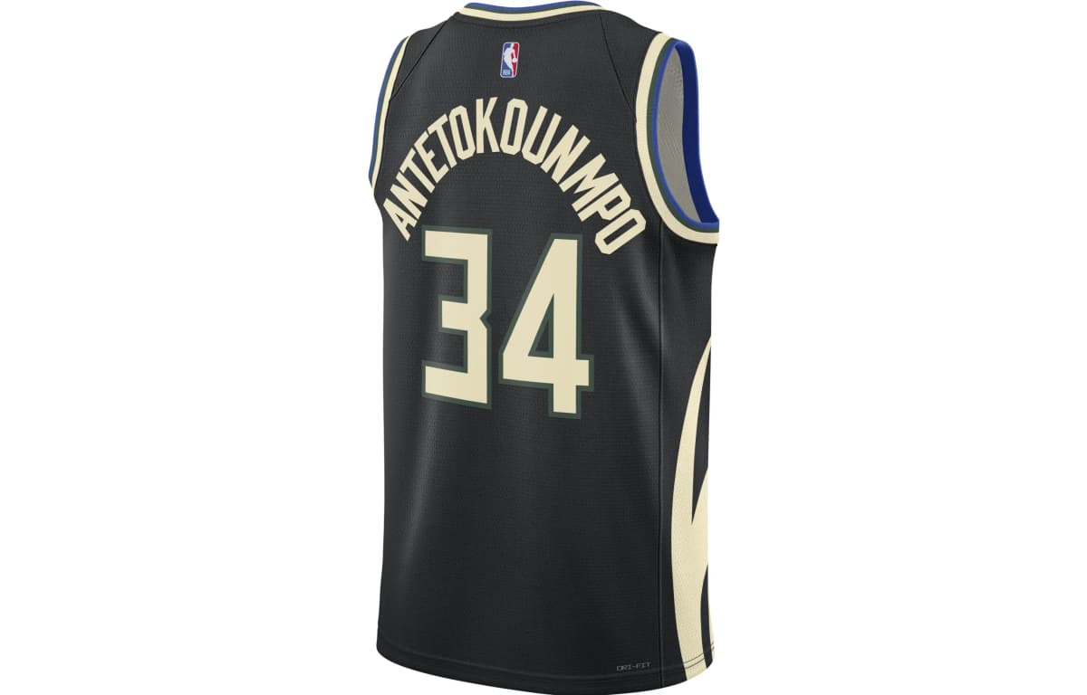 Jordan Dri FIT NBA Swingman Basketbol Forması Kişi Qara 2
