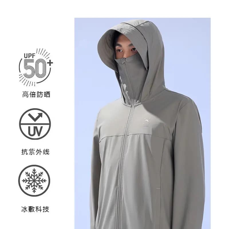 ANTA Sun Protection Clothing Kişi Boz/Yaşıl 2