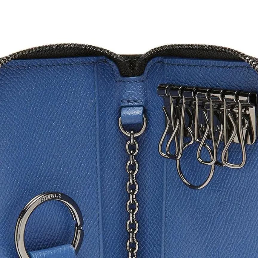 BALLY Dəri Açar Qabı Kişi Qara 5