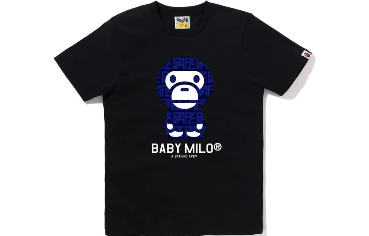 A BATHING APE Baby Milo Logo-monogram Köynək 2