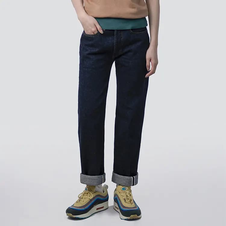 LEVI'S LVC Series SS23 Qadın Cins Şalvarı Tünd Göy 5