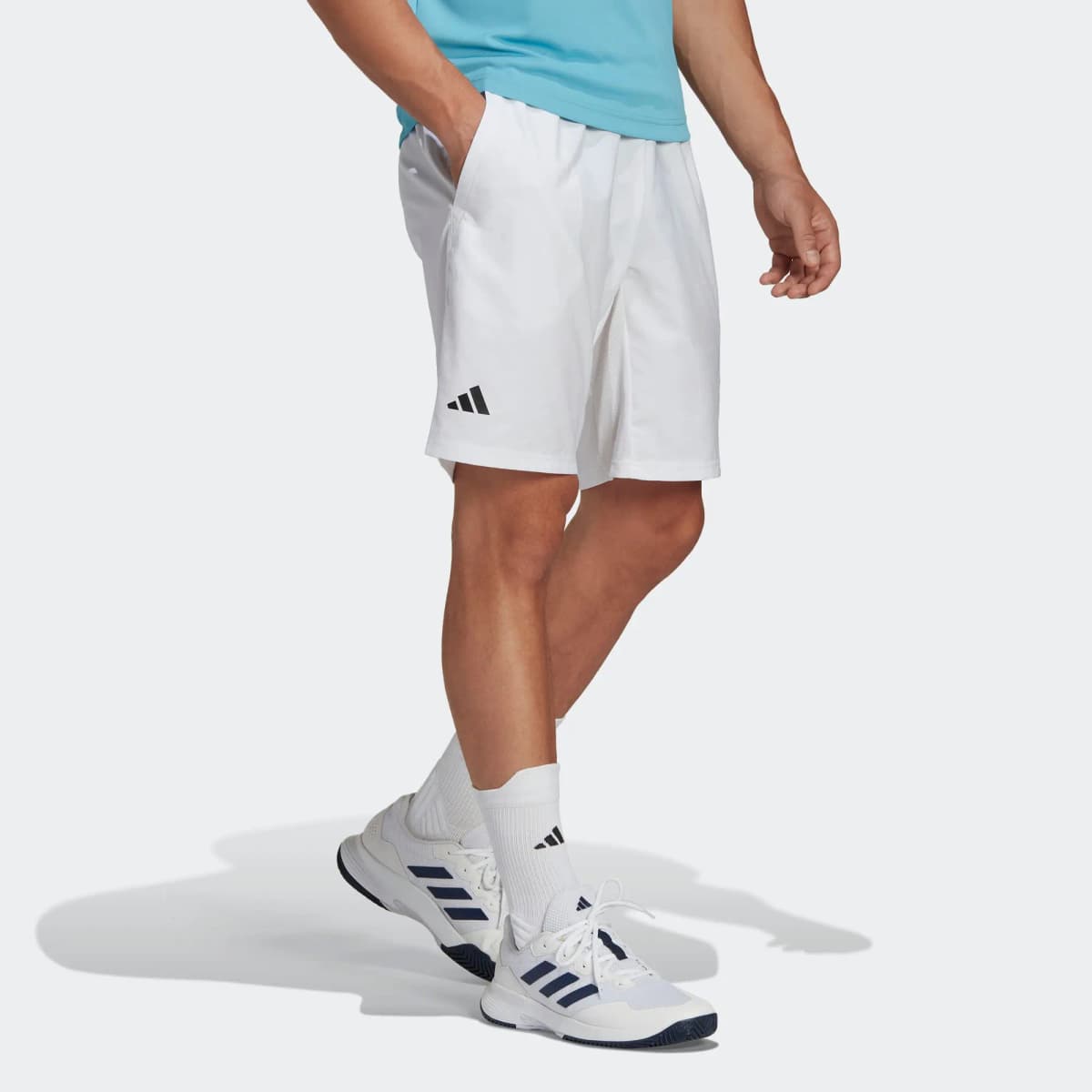 Adidas Free Shipping With AdiClub Club 3-Stripes Tennis Shorts 4
