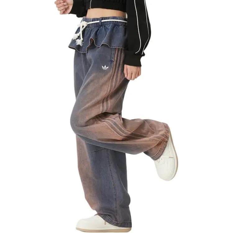 adidas originals OG W 2IN1 Loose Qadın Cins Şalvar 6