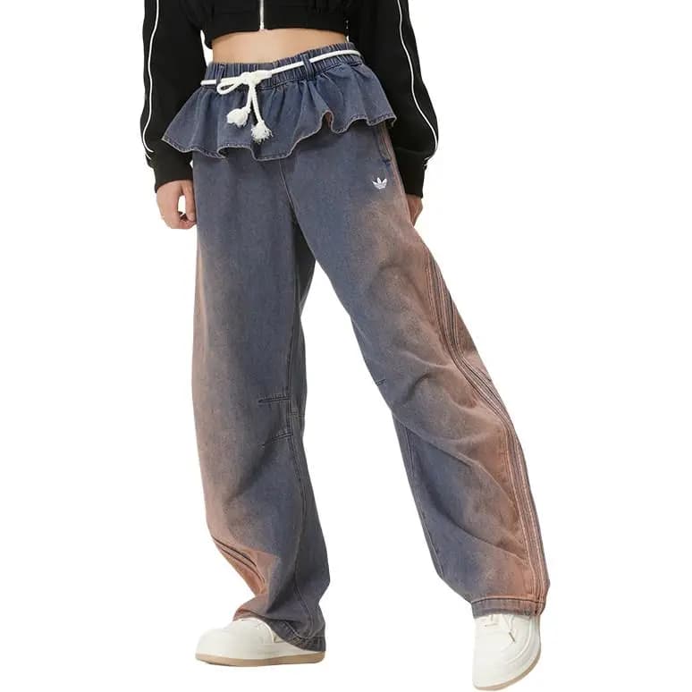 adidas originals OG W 2IN1 Loose Qadın Cins Şalvar 2