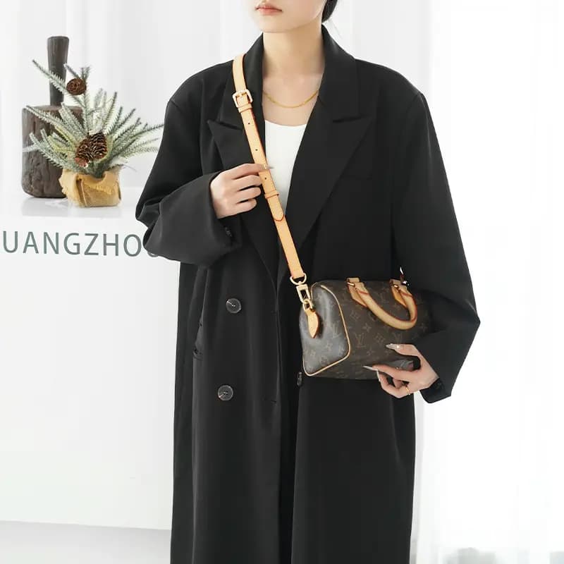 Lan Bao Fan Dəri Çanta Kəməri Unisex 8