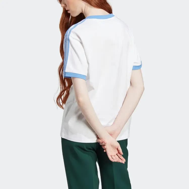 Moomin X Adidas Originals 3-Stripes Qadın Köynəyi Ağ 3