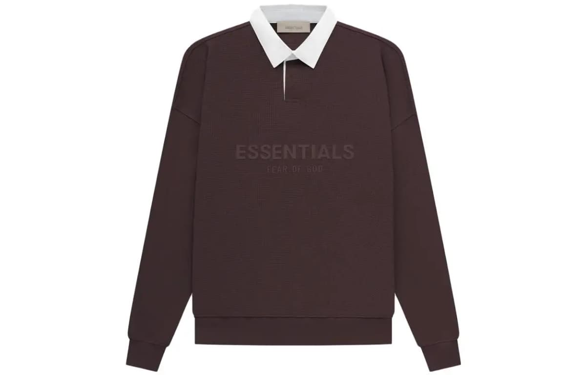 Fear Of God Essentials Waffle Henley Rugby