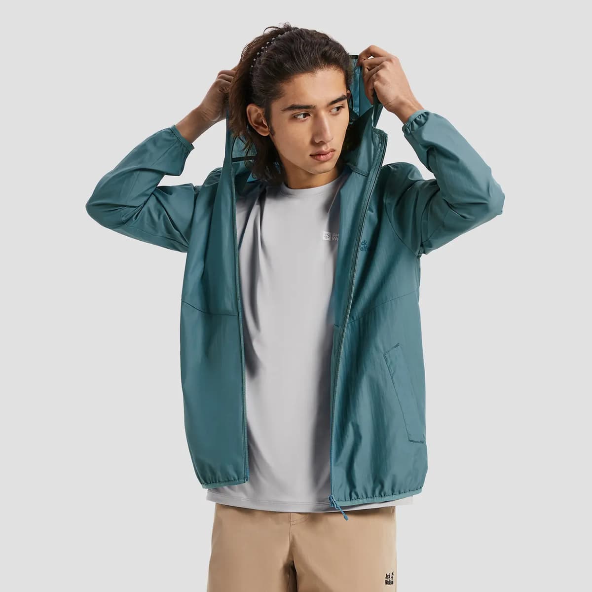 JACK WOLFSKIN Kişi Günəşdən Qoruyucu Geyim 5