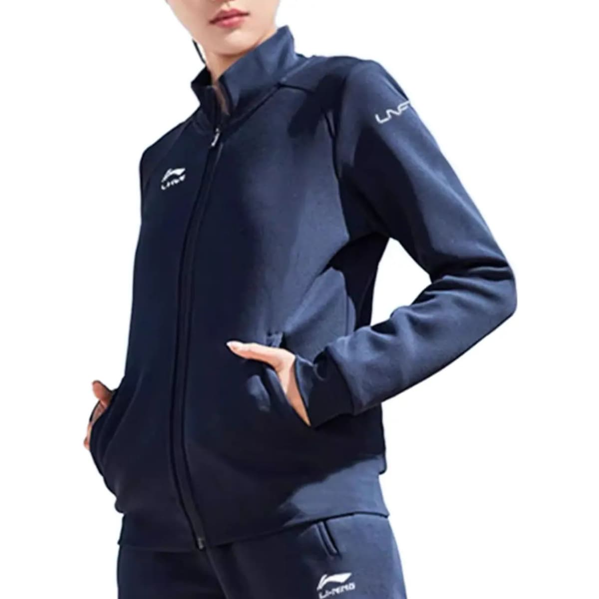 LiNing Unisex İdman Dəsti Tünd Mavi 3