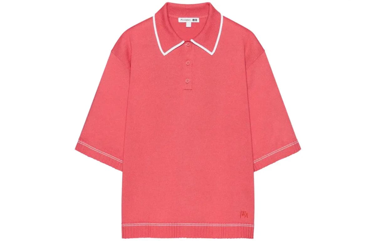 UNIQLO x JW Anderson SS23 Qadın Triko Köynək Şaftalı Çəhrayısı
