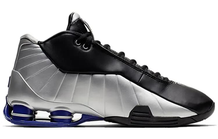 Nike Shox BB4 Black Silver Lapis 2