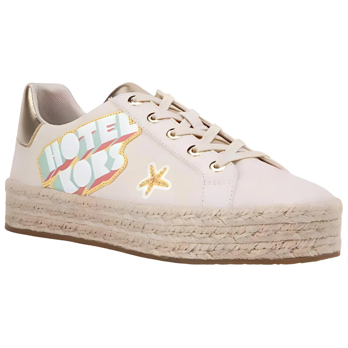 MICHAEL KORS Poppy Qadın İdman Ayaqqabısı Off-White 3