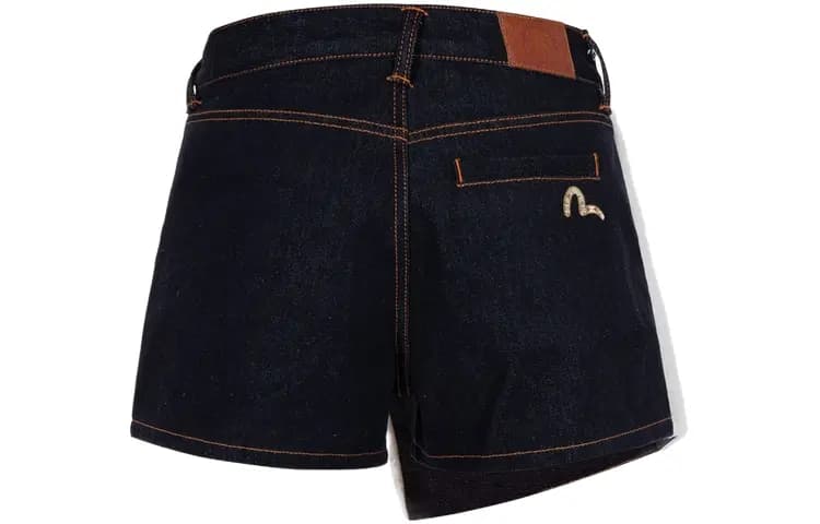 EVISU Denim Şort Qadın Mavi 2