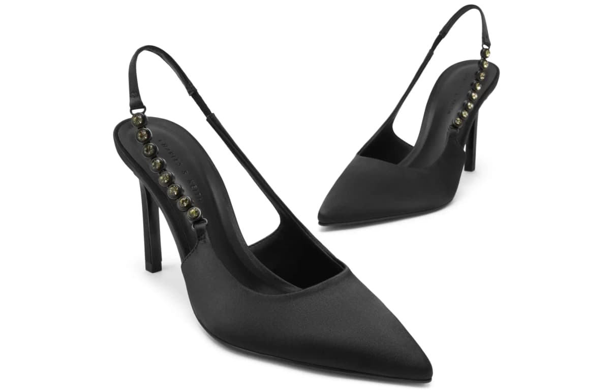 CHARLES&KEITH Wedding CK Qadın Hündürdaban Ayaqqabı 3