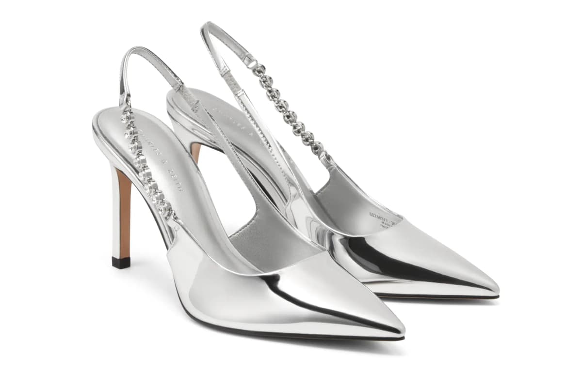 CHARLES&KEITH Wedding CK Qadın Hündürdaban Ayaqqabı 6