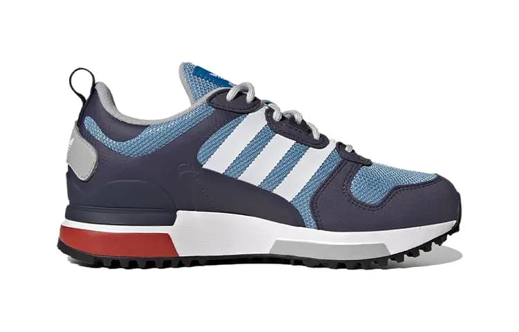 Adidas Originals ZX 700 Yeniyetmə İdman Ayaqqabısı Qara/Mavi 2