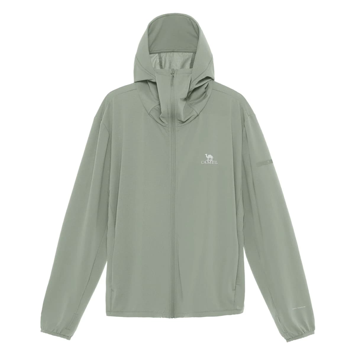 CAMEL Shadow Series Solid Color Outdoor Sports High-Density Mesh Breathable Cool Hooded UPF50+ Sun Protection Jacket Men's