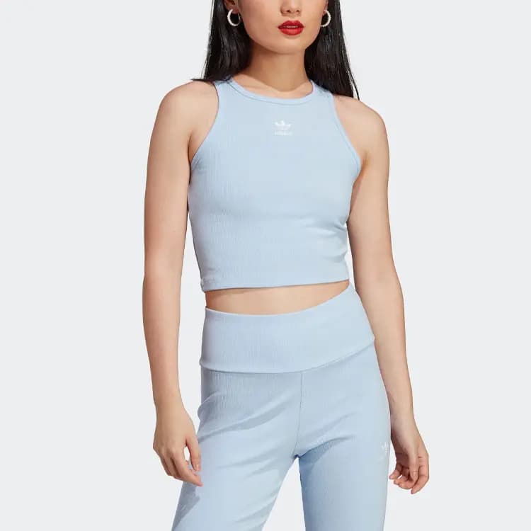 Adidas Originals Qadın Tank Top Açıq Çəhrayı/Mavi 2