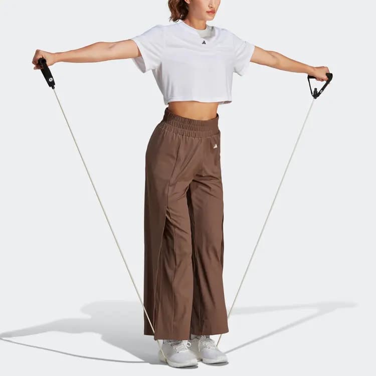 adidas Studio Tee Qadın Köynəyi Ağ 4