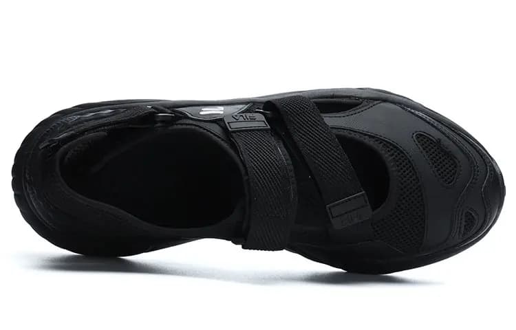 FILA FUSION Conch Sandals 'Black' 4