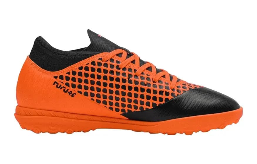 PUMA Future 2.4 Kids' Soccer Shoes Black/Orange 2