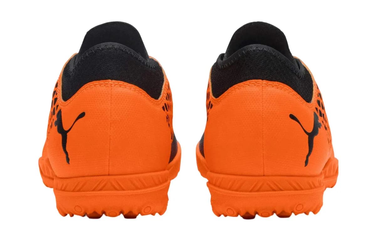 PUMA Future 2.4 Kids' Soccer Shoes Black/Orange 3