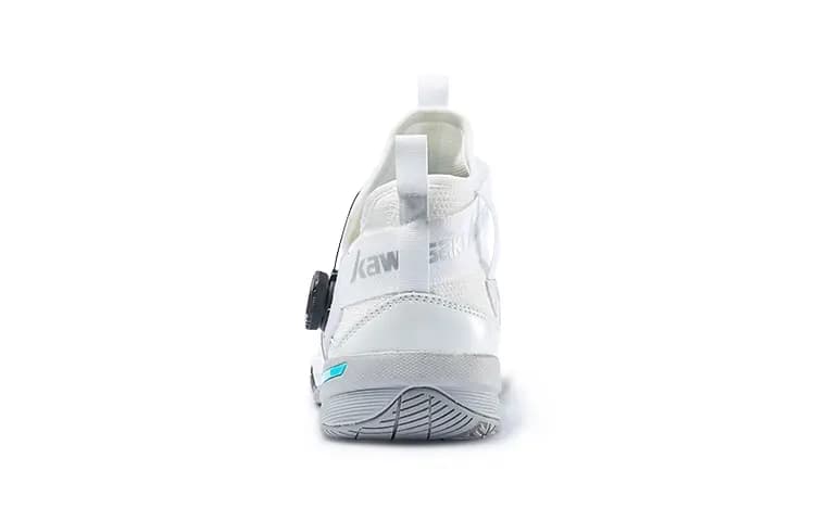 Kawasaki Traverse 2.0 Cushioning Wear Resistant Mid Top Badminton Shoes Unisex Gray Cyan Blue 21