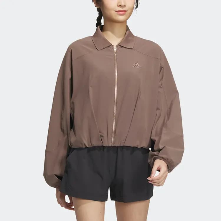 Adidas Jackets Women's Stratum Dark Earthy Brown 2