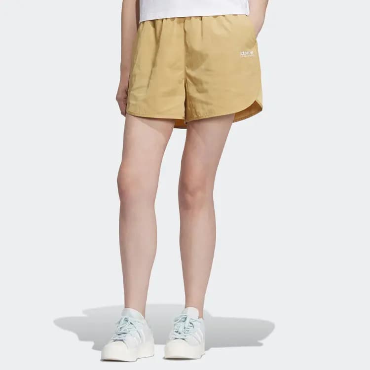 Adidas Originals Qadın İdman Şortu Açıq Qızılı/Ağ 2