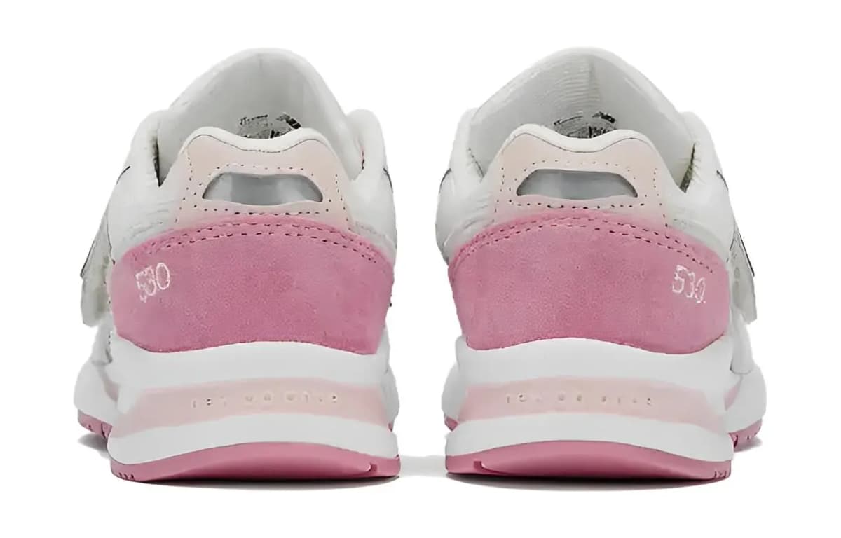 New Balance NB 530 Uşaq Qaçış Ayaqqabısı Ağ/Çəhrayı 4