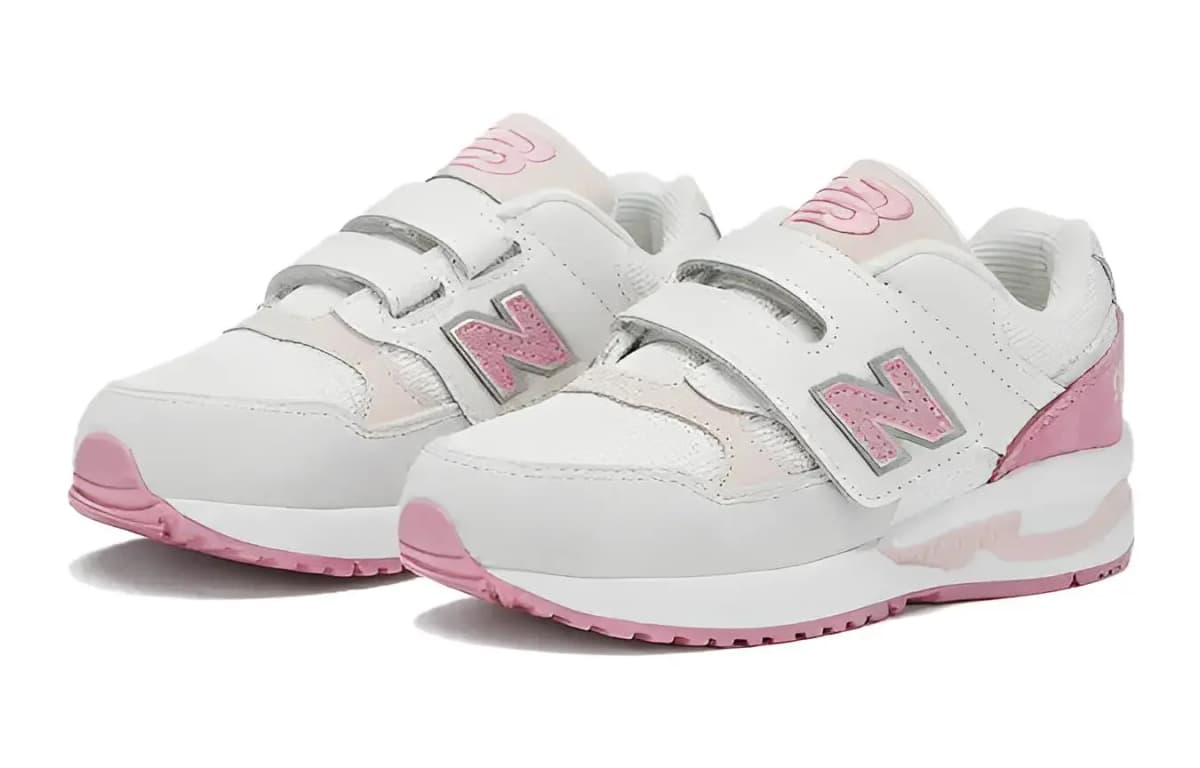 New Balance NB 530 Uşaq Qaçış Ayaqqabısı Ağ/Çəhrayı 2