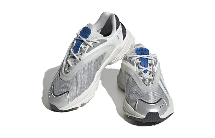 Adidas Originals Oztral Anti-Slip And Wear-Resistant Lightweight Sports Casual Shoes White Silver Teenagers 3