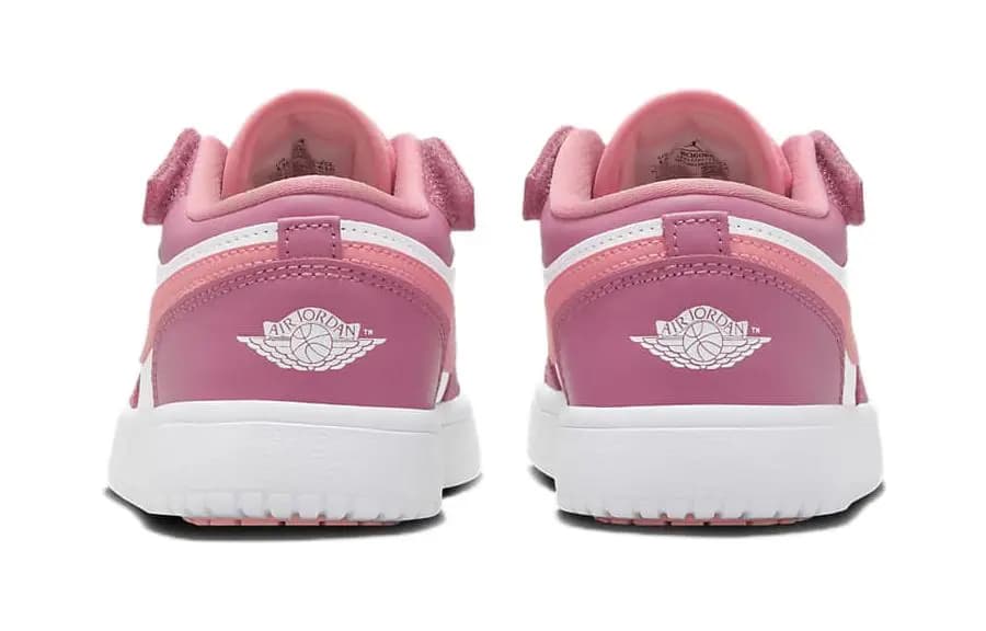 Kids' Jordan Air Jordan 1 Low Alt PS Slip-Resistant Cushioned Low-Top Kids' Retro Basketball Shoes Pink/White 4