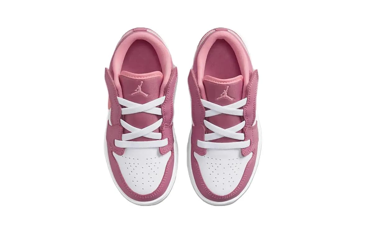 Kids' Jordan Air Jordan 1 Low Alt PS Slip-Resistant Cushioned Low-Top Kids' Retro Basketball Shoes Pink/White 3
