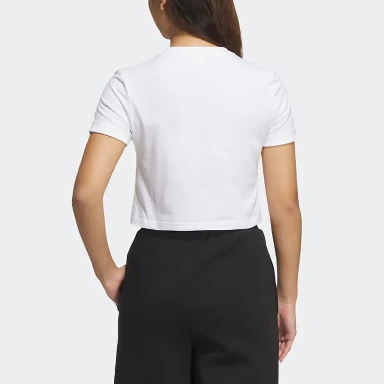 Adidas Originals ADICLUB Qadın Crop Top Ağ 3