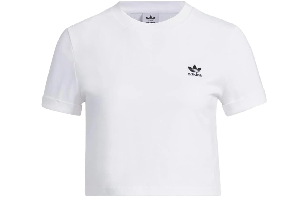 Adidas Originals ADICLUB Qadın Crop Top Ağ