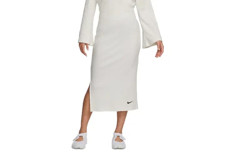 Nike Uzun Ətək Qadın Ağ