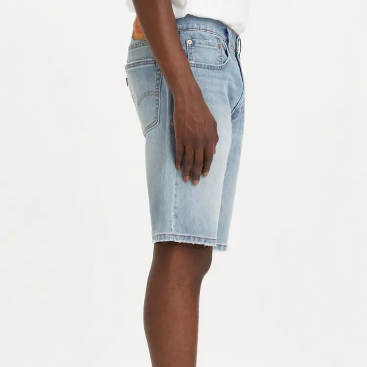 Levis 冰酷 Series Washed Casual 5-Inch Denim Shorts Men's Blue 5