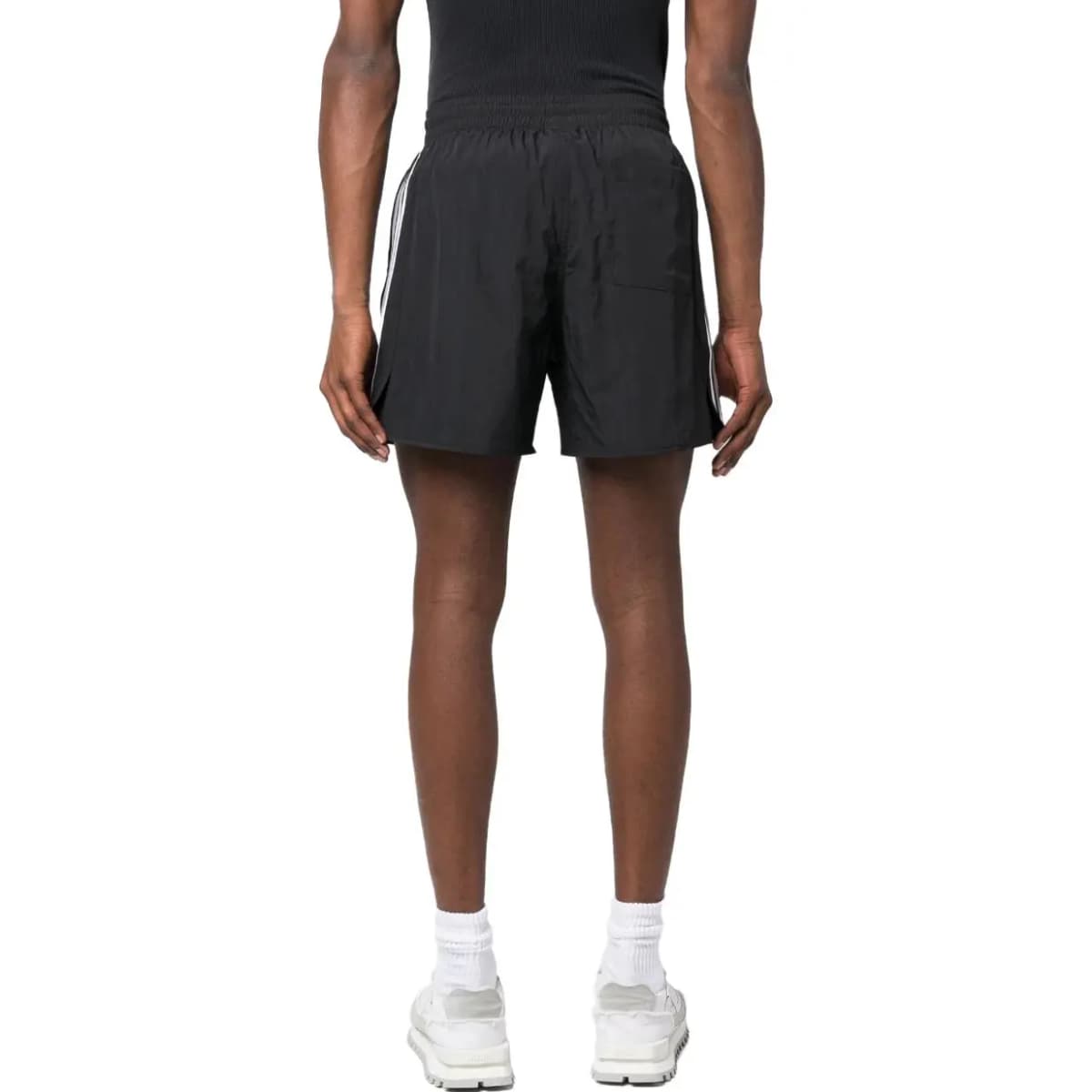 adidas Originals Trefoil Stripe Trefoil Sports Shorts Men's Black 3