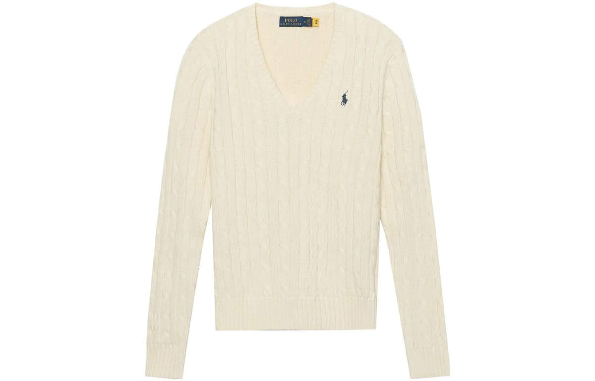 Polo Ralph Lauren Qadın Jemper Krem